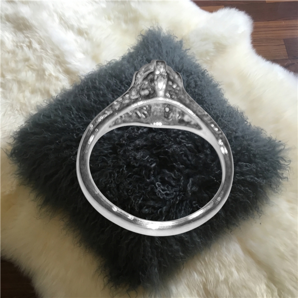 14K GE ESPO ~ Engagement Ring with Multifaceted CZ Stone. Size 8 NWOT - Picture 5 of 9